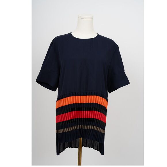 Public School Oversize Pleated Top Blouse Size 2 - Picture 1 of 4